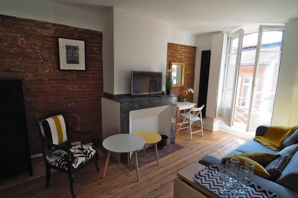 Studio Brick And Wood - Hypercentre - Tv - Wifi Toulouse Bagian luar foto